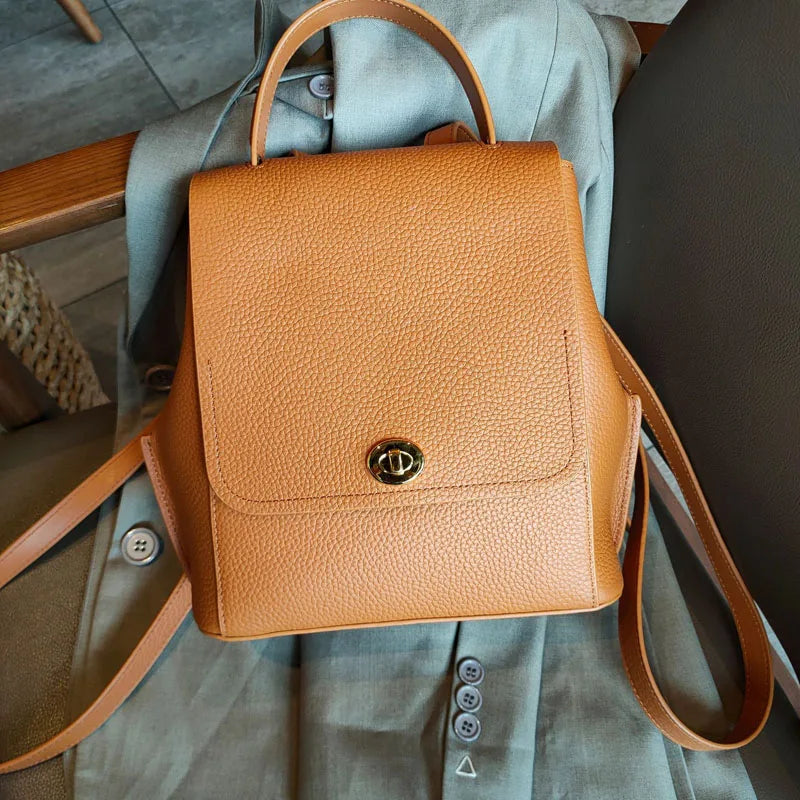 Turn-Lock Flap Backpack