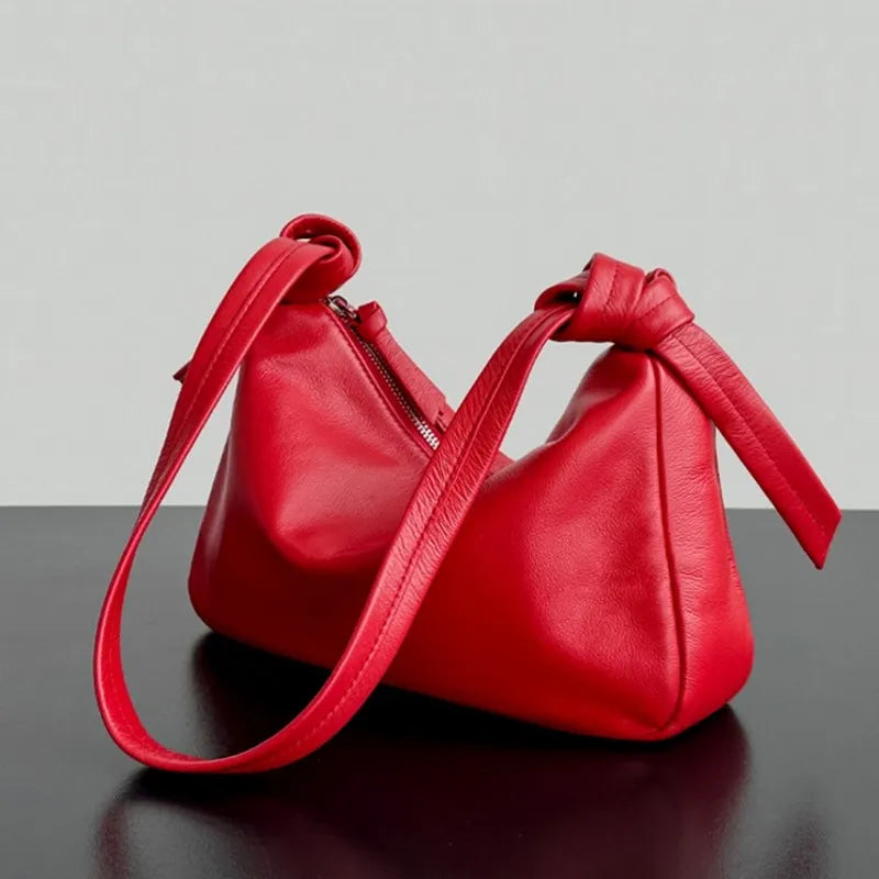 Knotted-Strap Shoulder Bag
