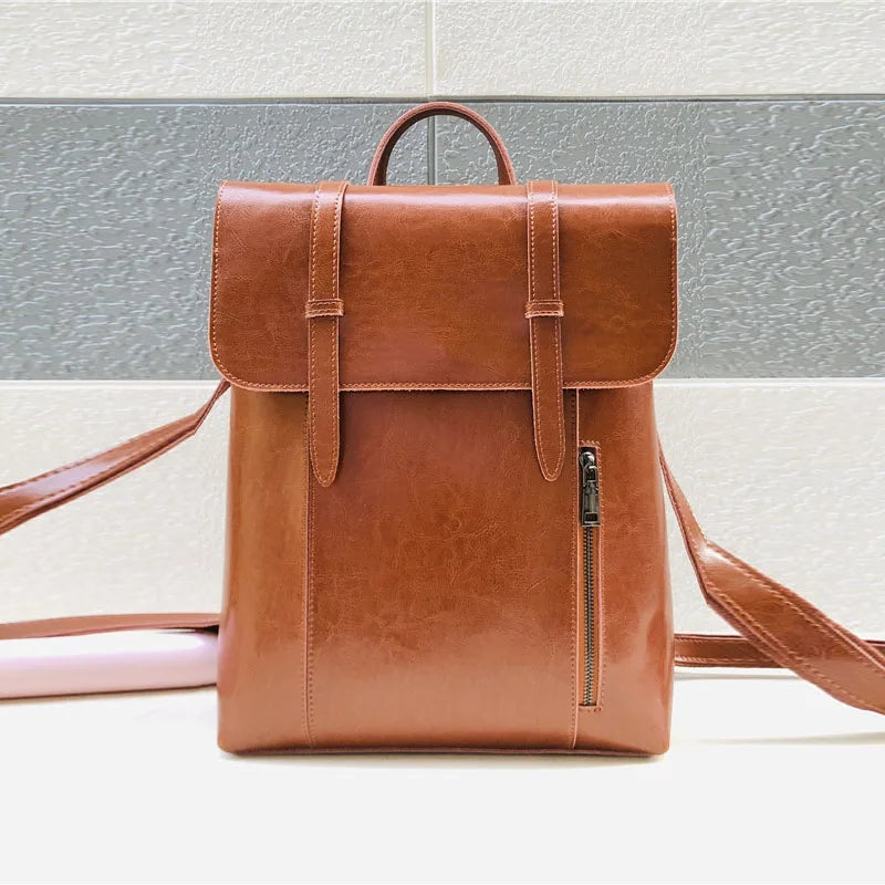 Twin-Strap Flap Backpack