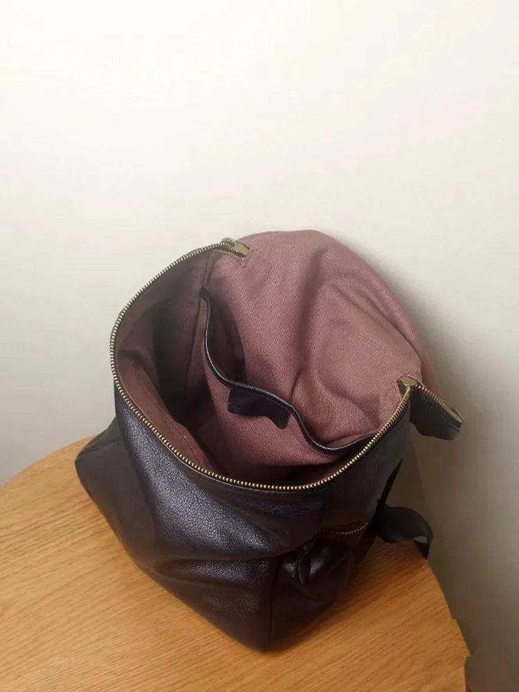 Foldover Zip Backpack