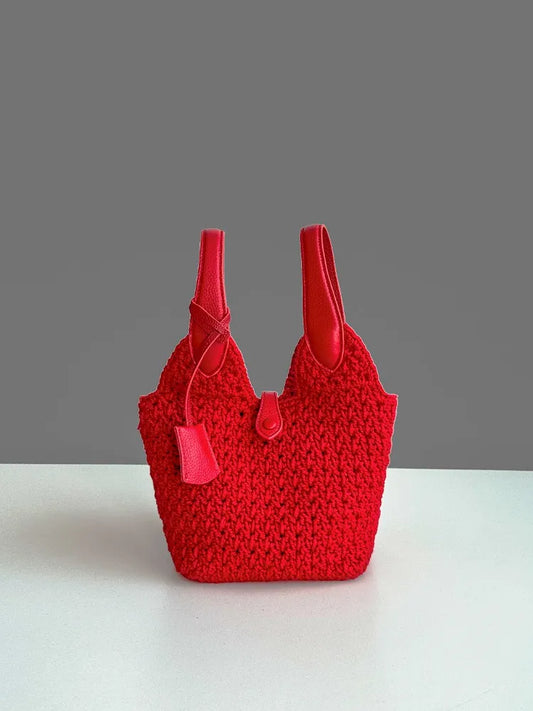 Textured Bucket Bag