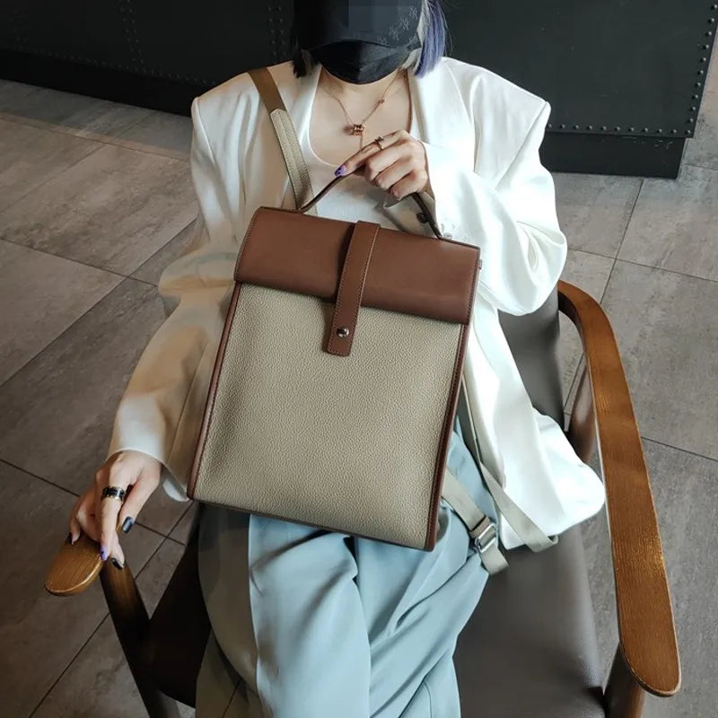 Structured Flap Backpack