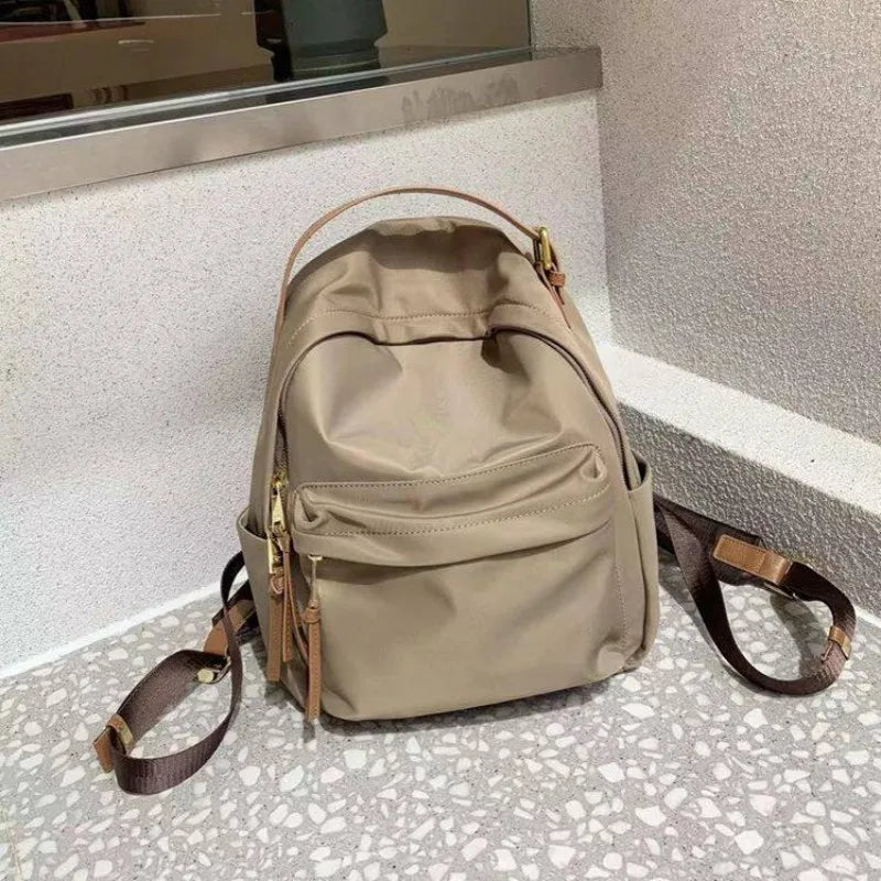 Gathered Front-Pocket Backpack