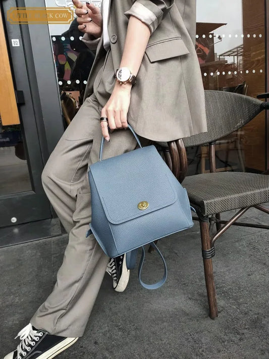 Turn-Lock Flap Backpack