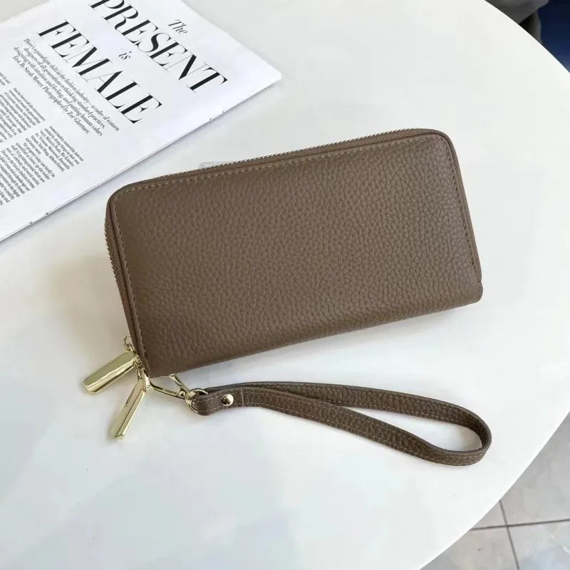 Double-Zip Wristlet Wallet