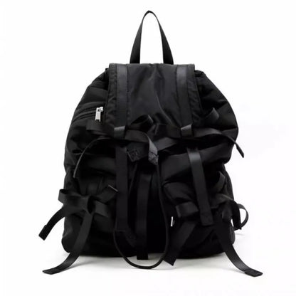 Bow-Detail Pocket Backpack
