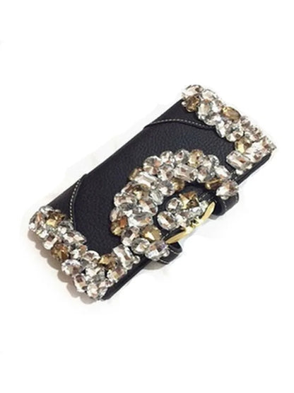 Embellished Flap Wallet