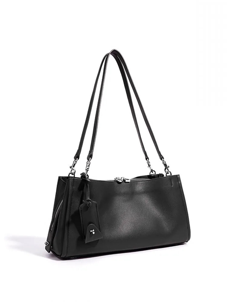Trapeze Zip-Top Shoulder Bag