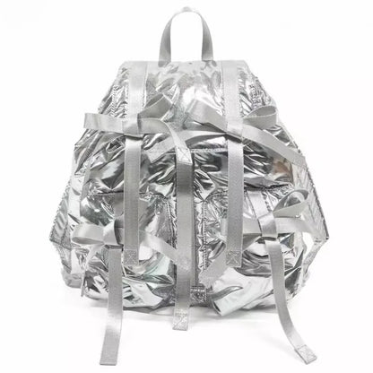 Bow-Detail Pocket Backpack