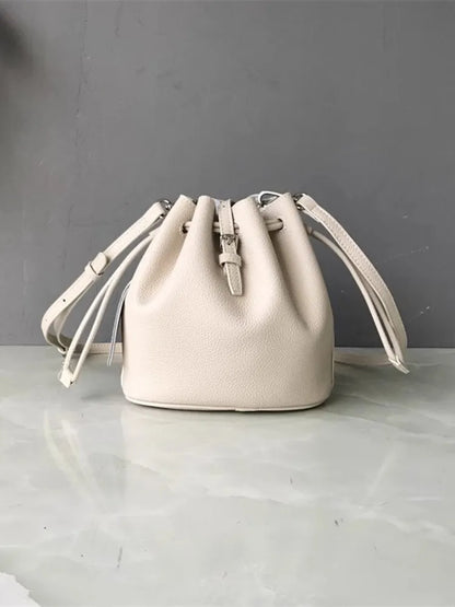 Mini Drawstring Bucket Bag