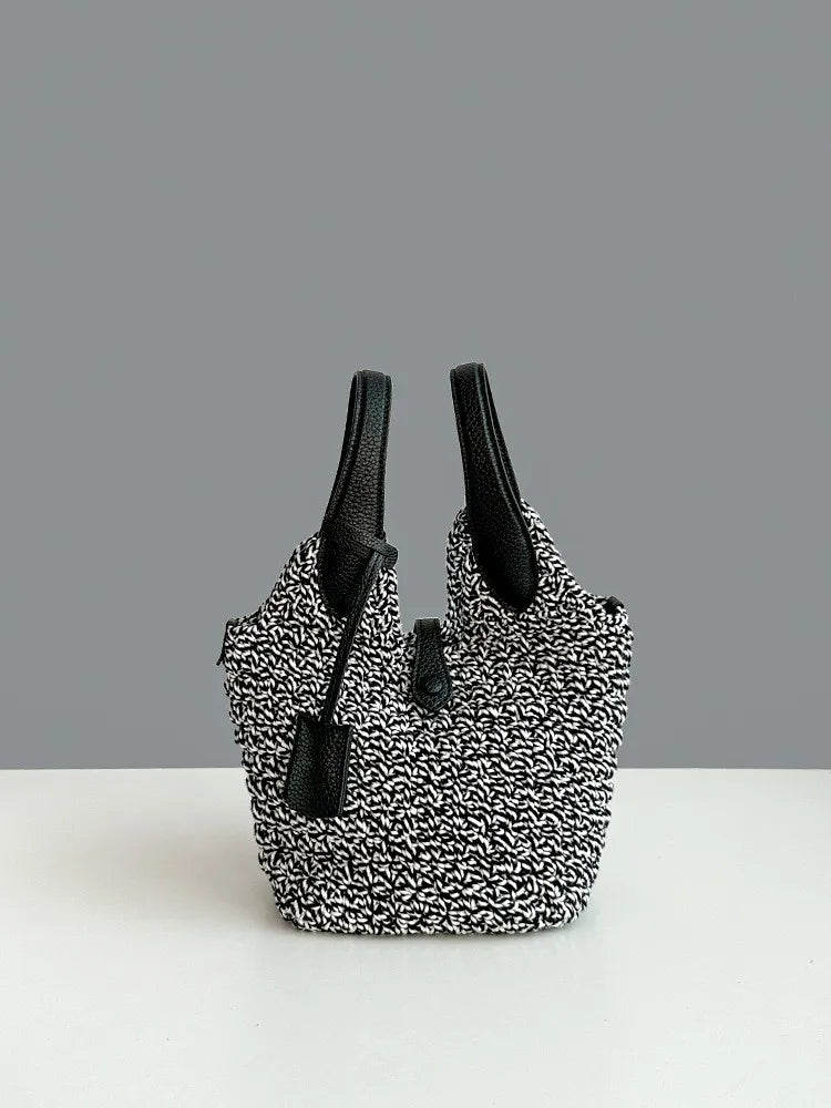 Textured Bucket Bag