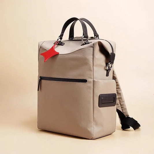 Top-Handle Boxy Backpack