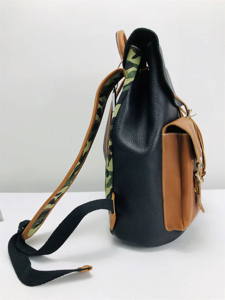 Twin-Pocket Buckle Backpack