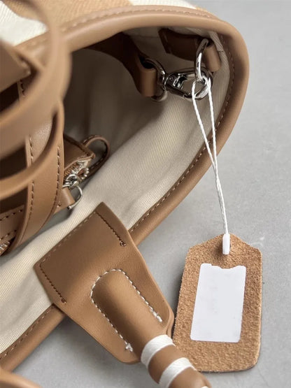 Wide-Stripe Tote Bag