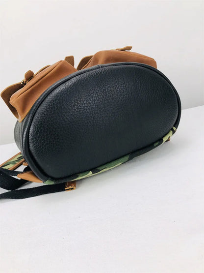 Twin-Pocket Buckle Backpack
