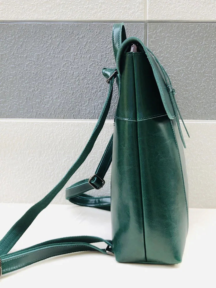 Twin-Strap Flap Backpack