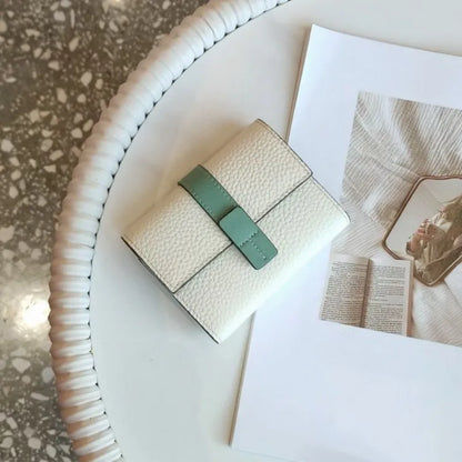 Contrast-Tab Card Wallet