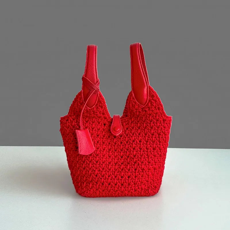 Textured Bucket Bag