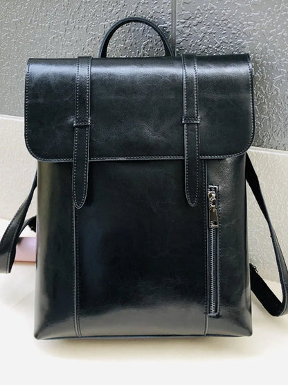 Twin-Strap Flap Backpack