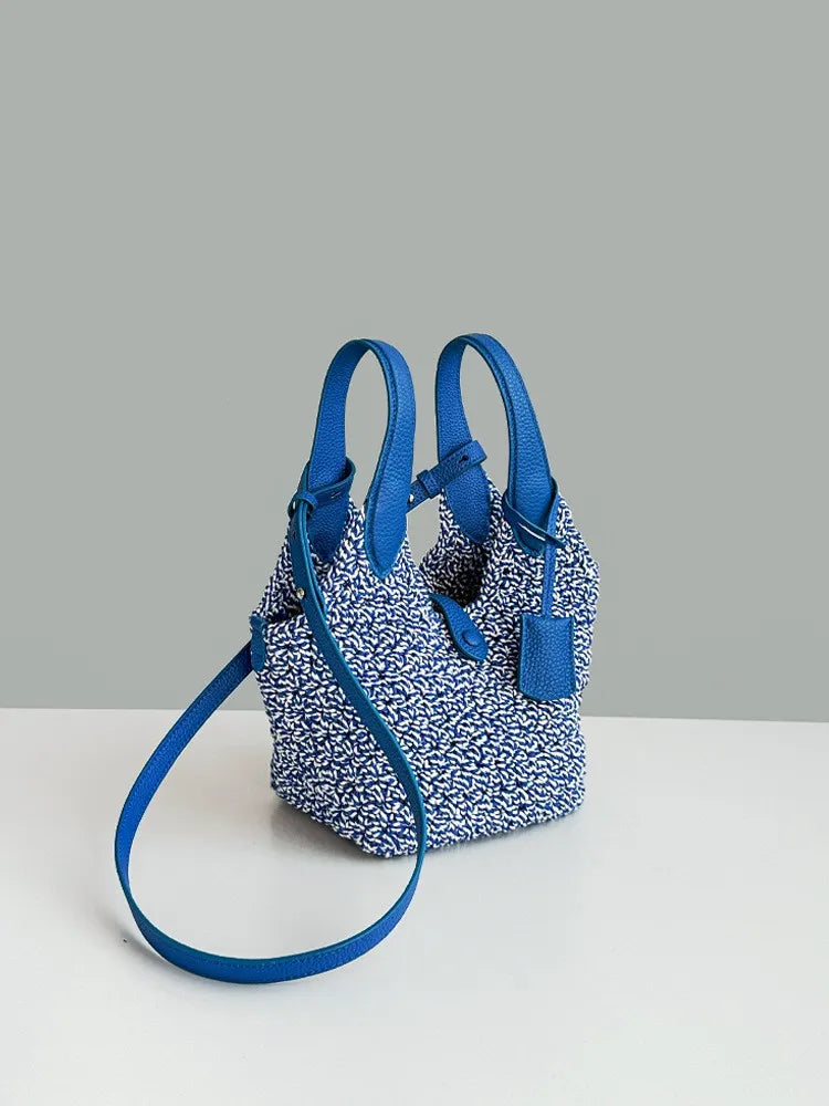 Textured Bucket Bag