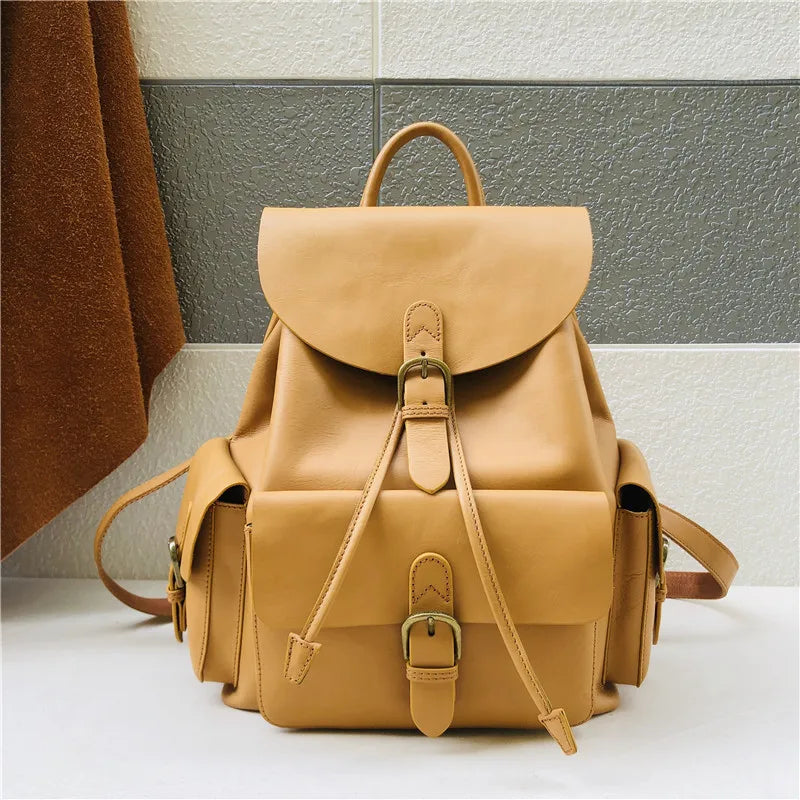 Buckle-Flap Pocket Backpack