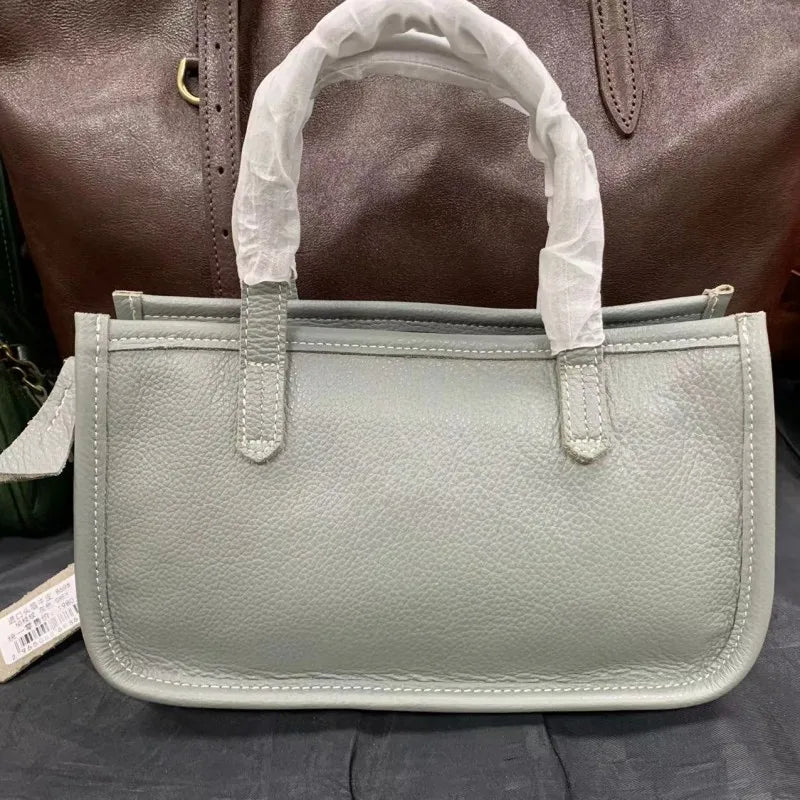 Textured Top-Handle Handbag