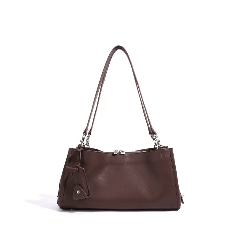 Trapeze Zip-Top Shoulder Bag