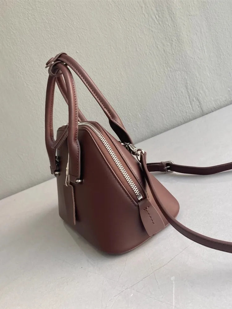 Zip-Top Dome Handbag