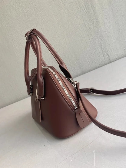 Zip-Top Dome Handbag