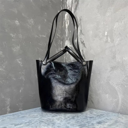 Twin-Strap Bucket Bag