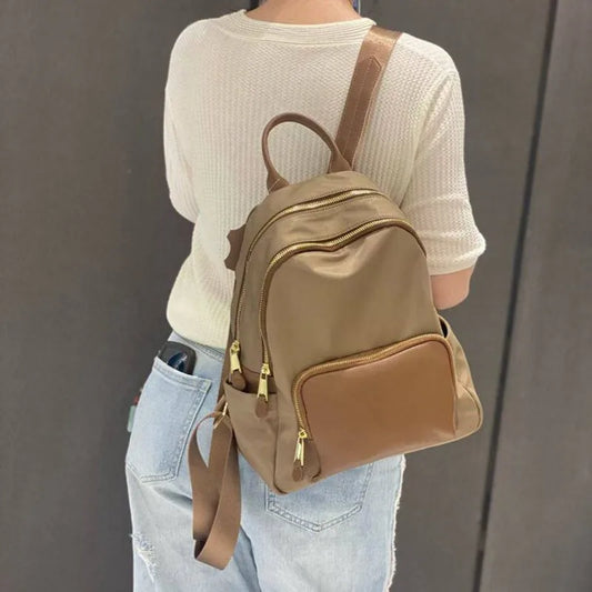 Triple-Zip Pocket Backpack
