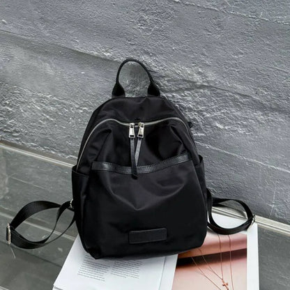 Pleated Front-Pocket Backpack