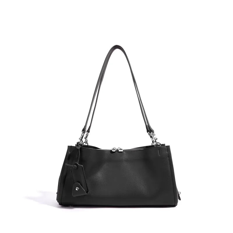 Trapeze Zip-Top Shoulder Bag
