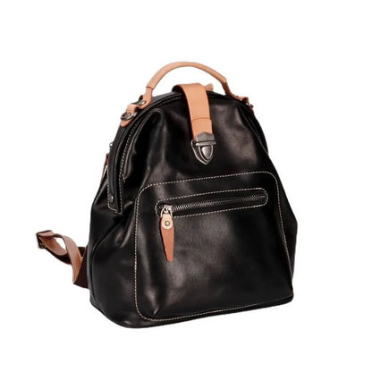 Contrast-Trim Dome Backpack