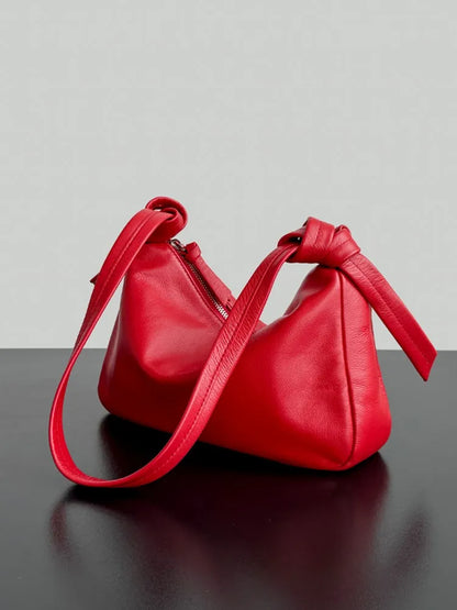 Knotted-Strap Shoulder Bag