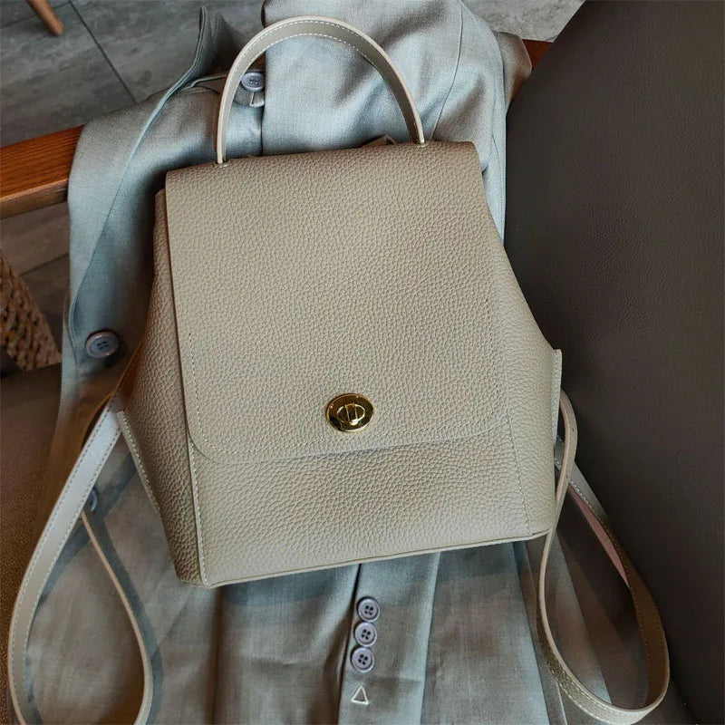 Turn-Lock Flap Backpack