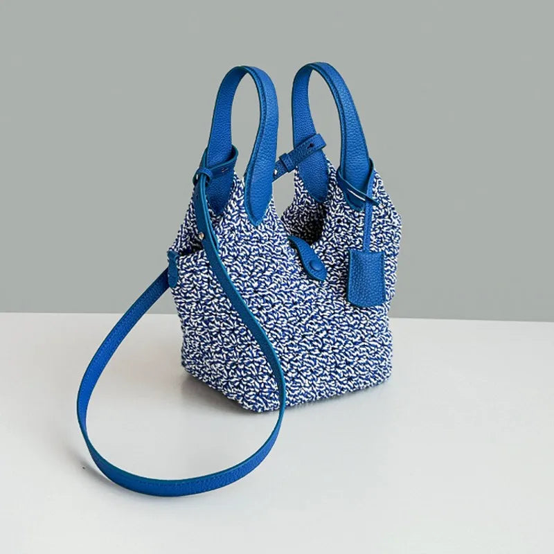Textured Bucket Bag