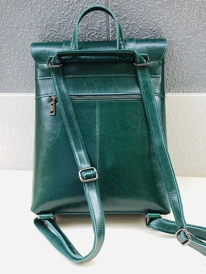 Twin-Strap Flap Backpack