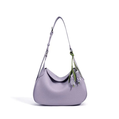 Curved Flap Shoulder Bag