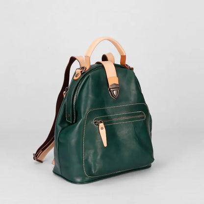 Contrast-Trim Dome Backpack