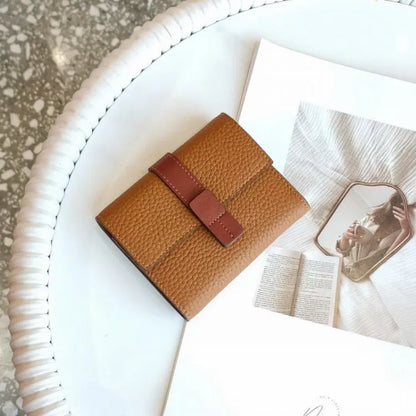 Contrast-Tab Card Wallet