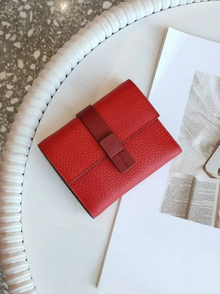 Contrast-Tab Card Wallet