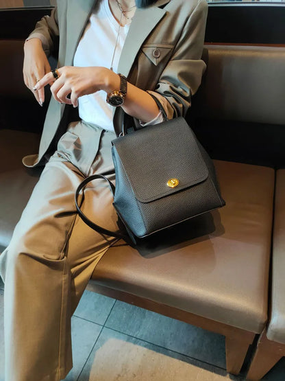 Turn-Lock Flap Backpack
