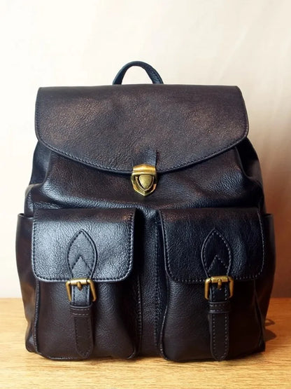 Twin-Pocket Flap Backpack