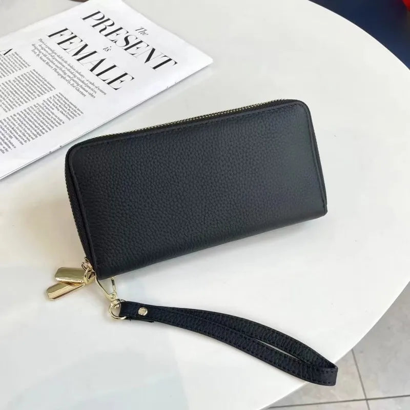 Double-Zip Wristlet Wallet
