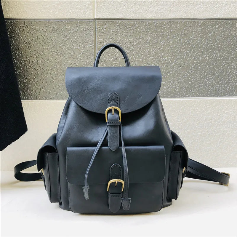 Buckle-Flap Pocket Backpack