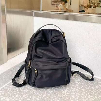 Gathered Front-Pocket Backpack