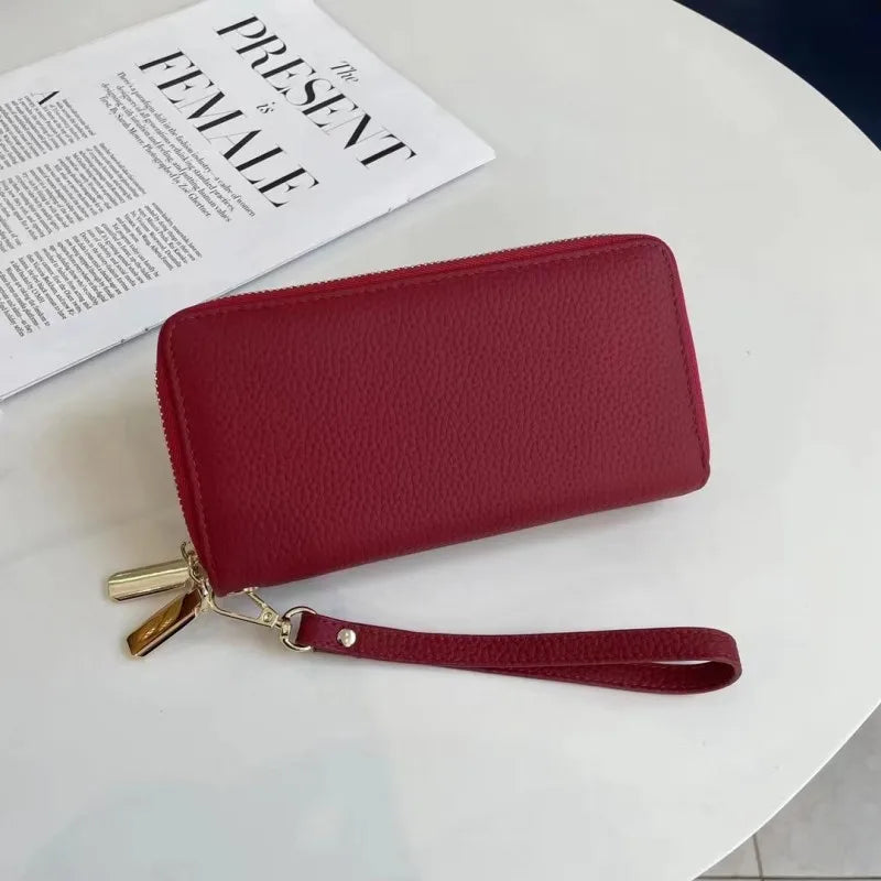 Double-Zip Wristlet Wallet