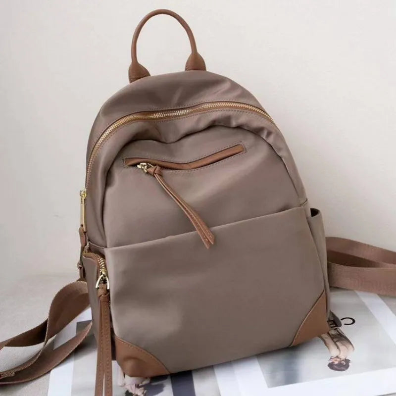 Paneled Zip Backpack