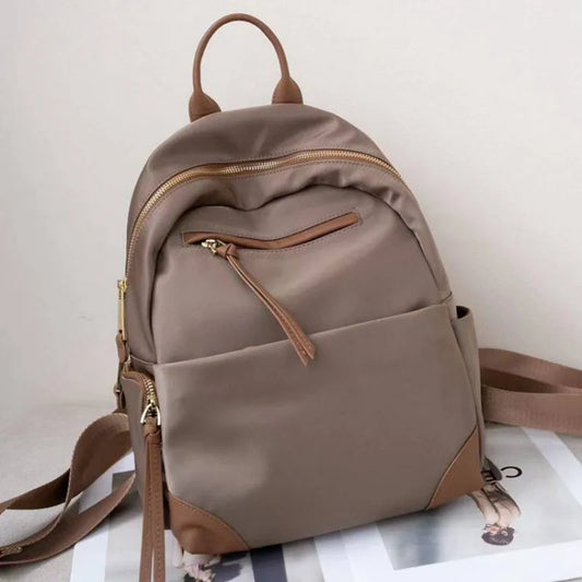 Paneled Zip Backpack